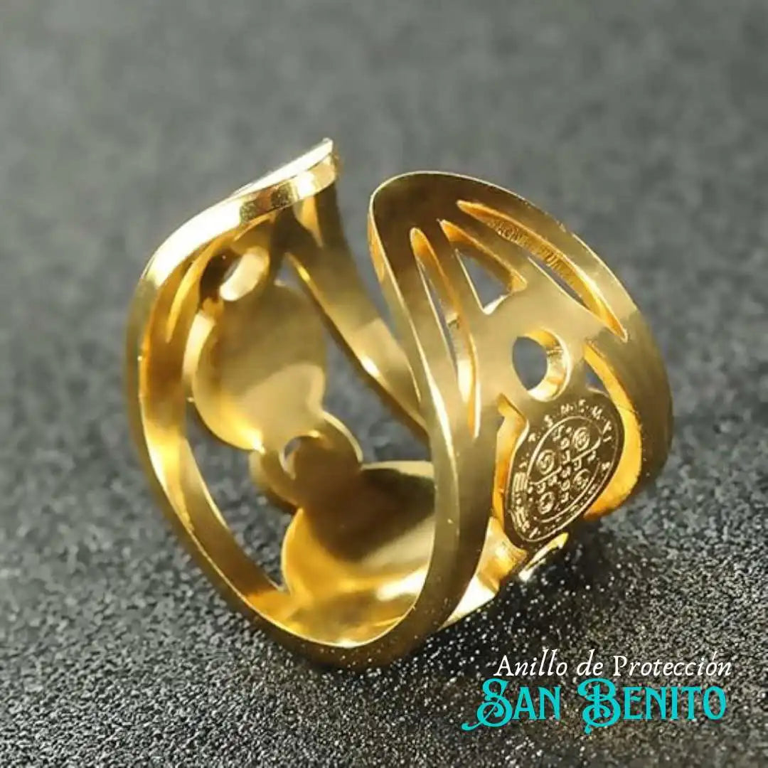 💍 🎅ANILLO DE PROTECCIÓN SAN BENITO ✞