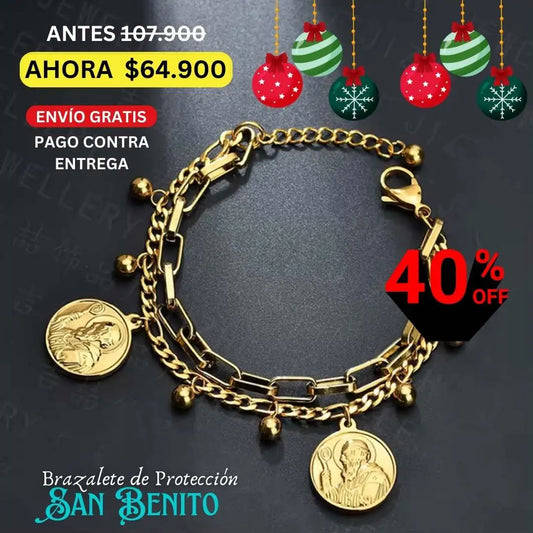 🎅 Brazalete de Protección San Benito